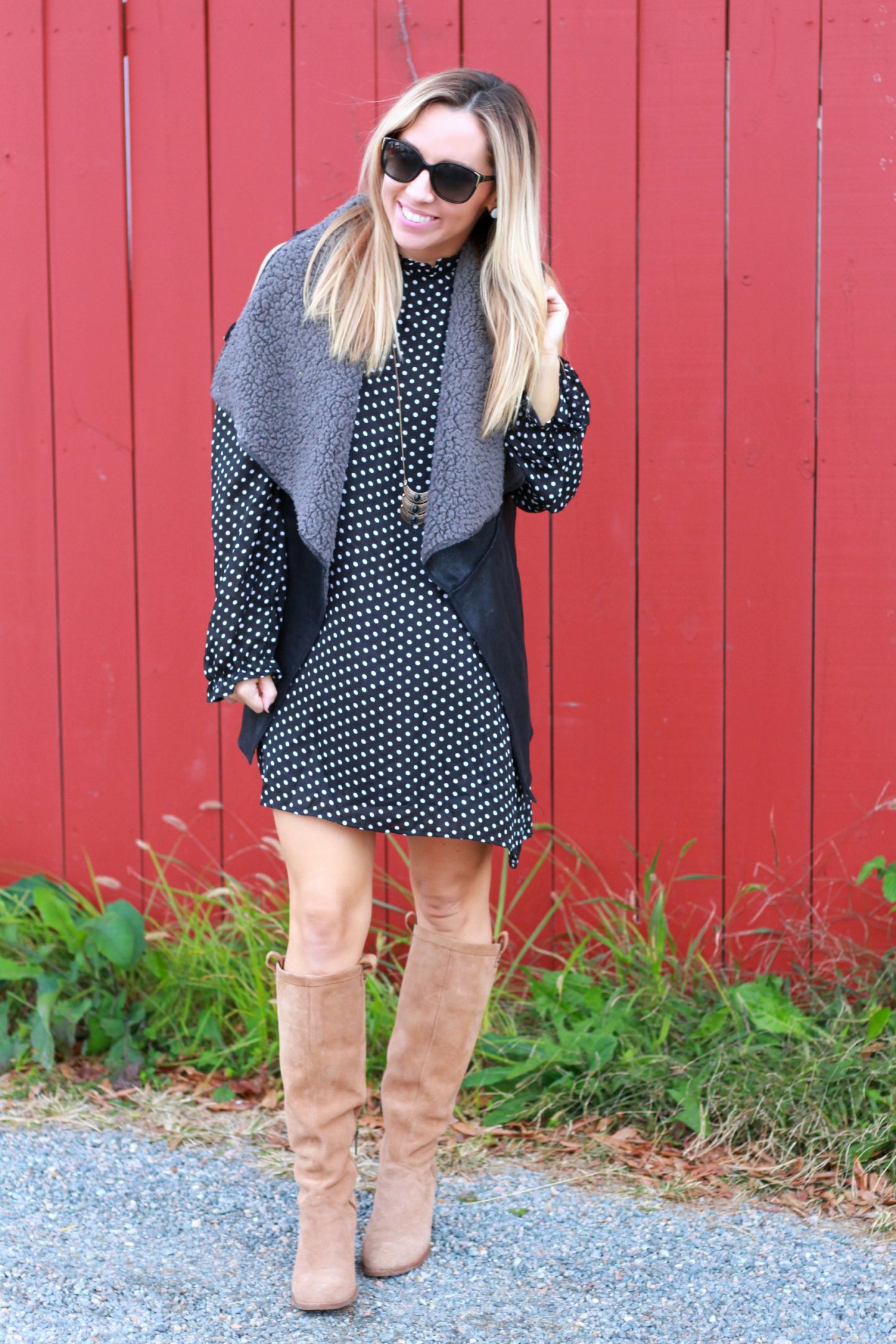 LBD - Polka Dot Style - According to Blaire