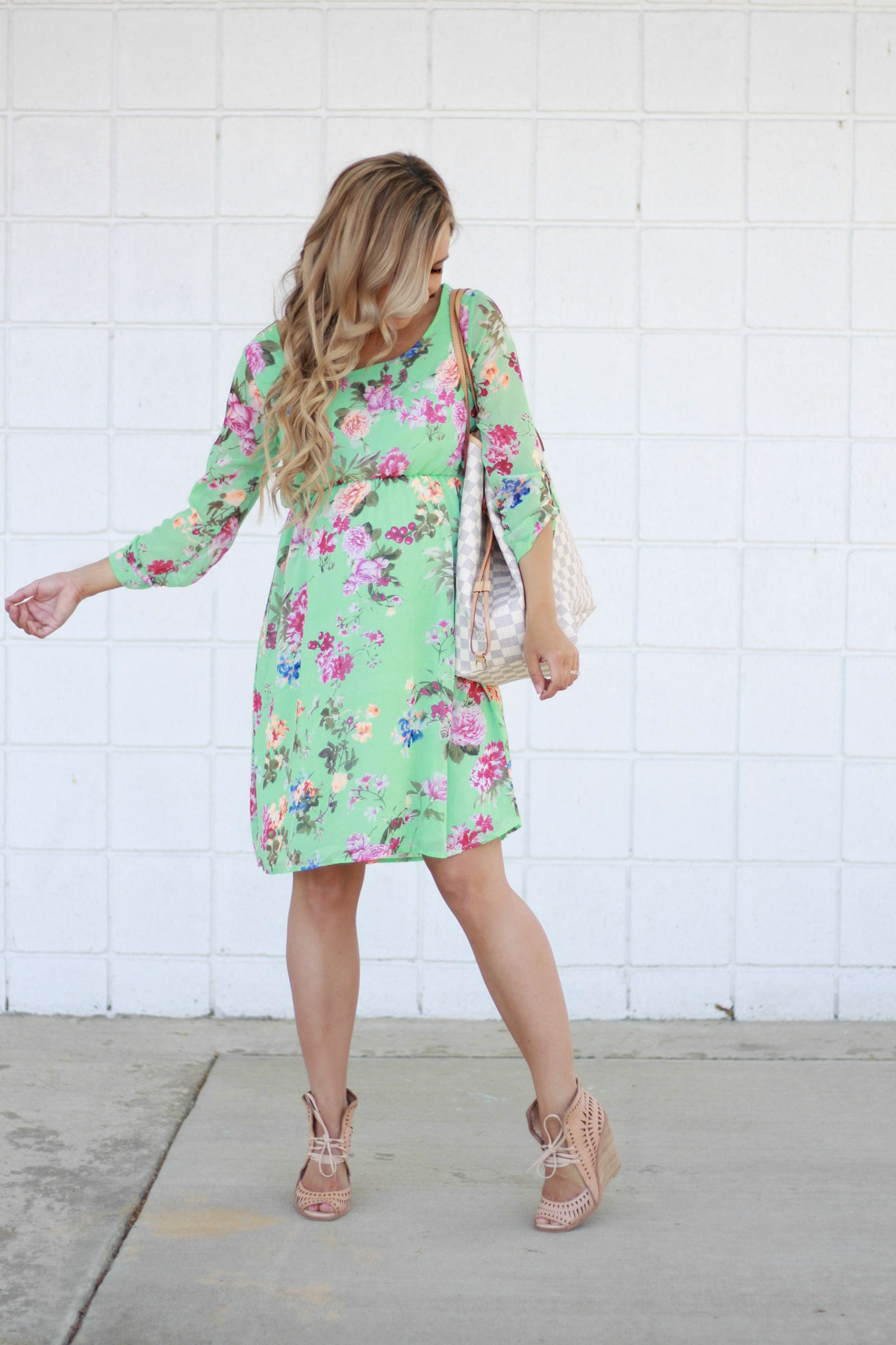 The Perfect Dress for a Spring Baby Shower / & Final Bumpdate ...