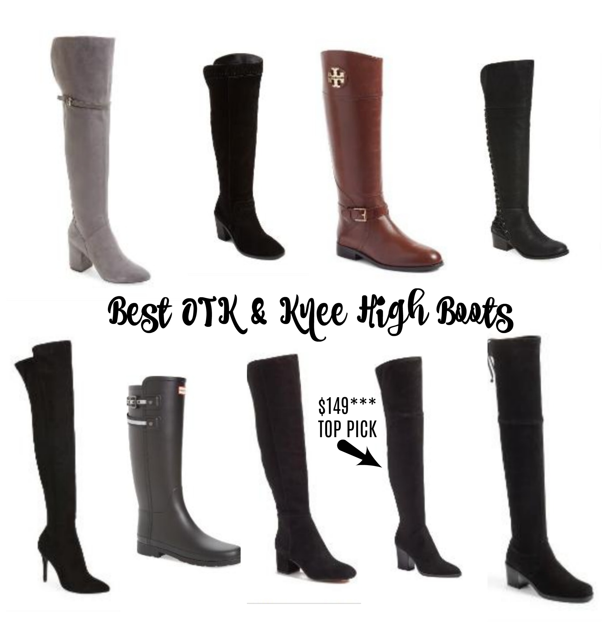 top knee high boots